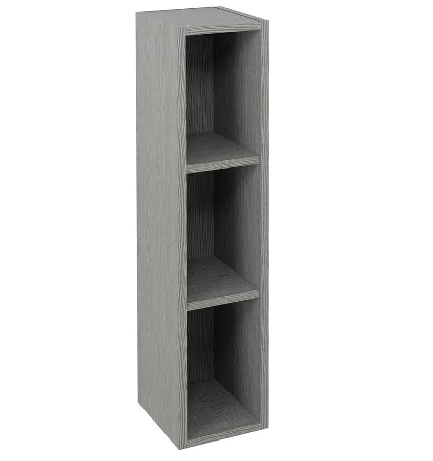 ESPACE otwarta szafka z półkami dąb srebrny 20x94x22cm