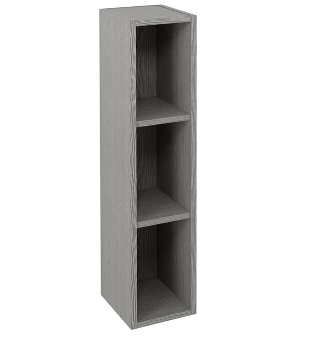 ESPACE otwarta szafka z półkami dąb srebrny 20x94x22cm