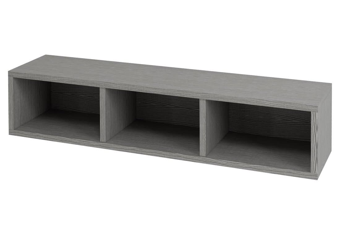 ESPACE otwarta szafka z półkami dąb srebrny 20x94x22cm