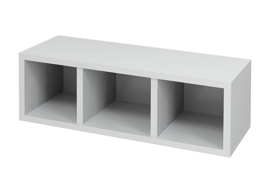 ESPACE szafka otwarta z półkami 20x60x22cm (biały)