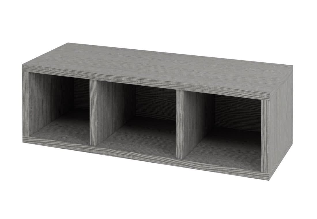ESPACE otwarta szafka z półkami, dąb srebrny 20x60x22cm