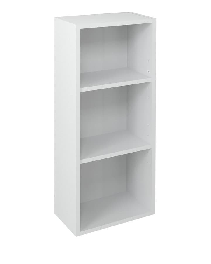 ESPACE szafka otwarta z półkami 35x94x22cm biała
