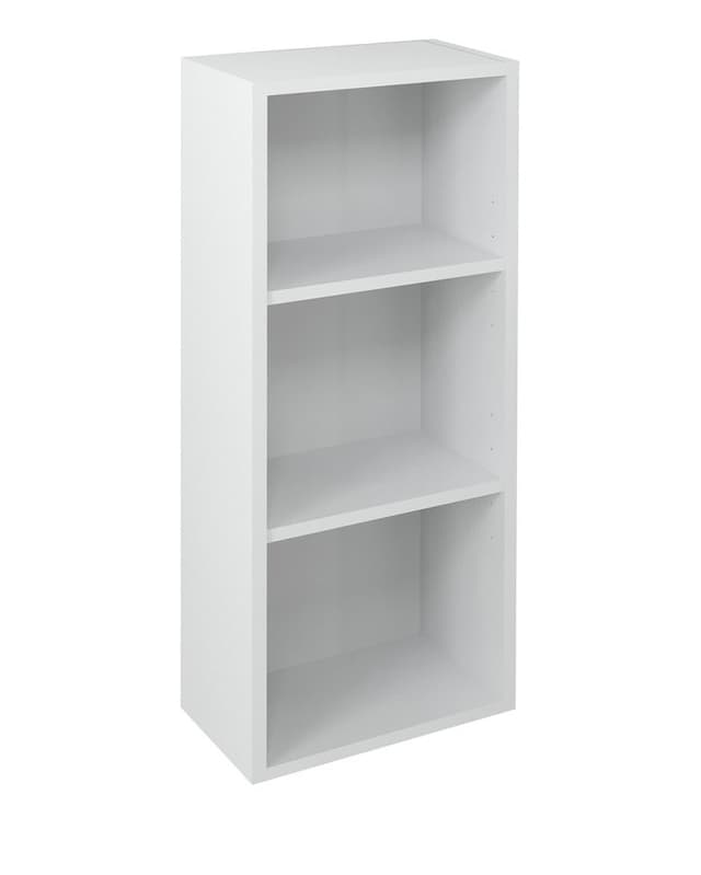 ESPACE szafka otwarta z półkami 35x94x22cm biała