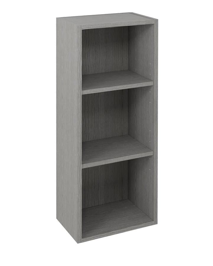 ESPACE szafka otwarta z półkami 35x94x22cm dąb srebrny