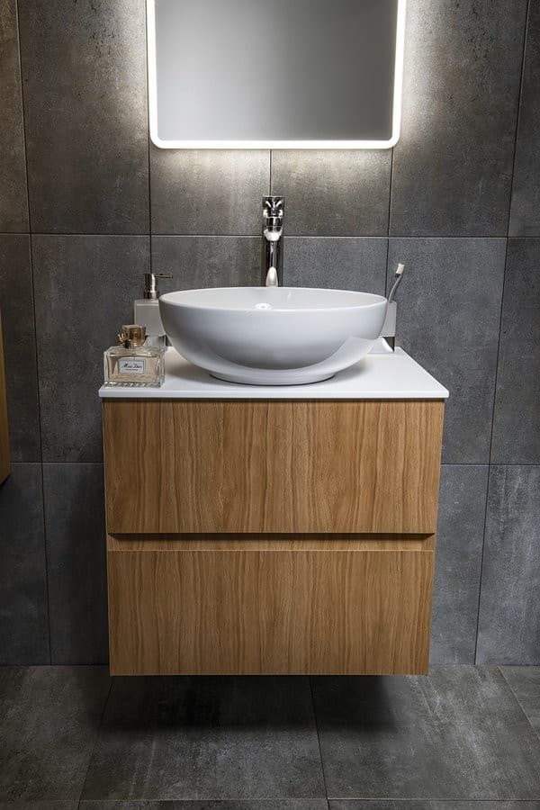 RONDANE umywalka nablatowa ceramiczna Ø 41 cm