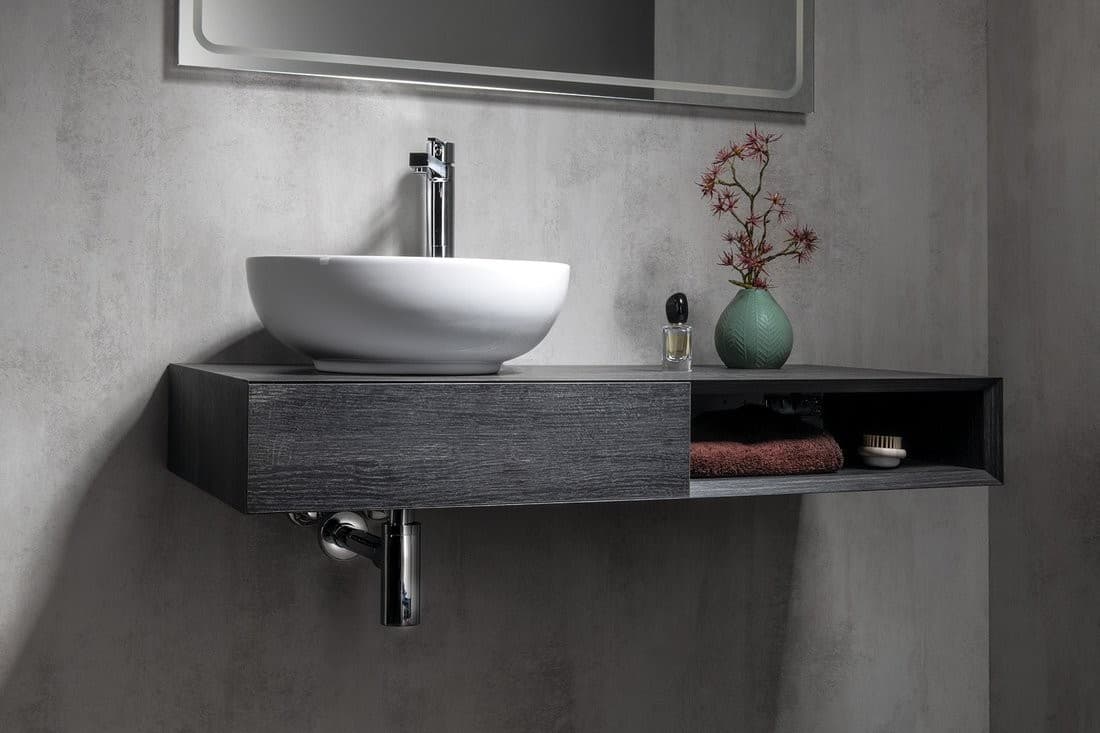 RONDANE umywalka nablatowa ceramiczna Ø 41 cm