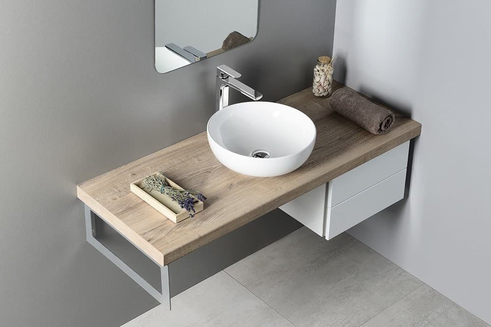 RONDANE umywalka nablatowa ceramiczna Ø 41 cm