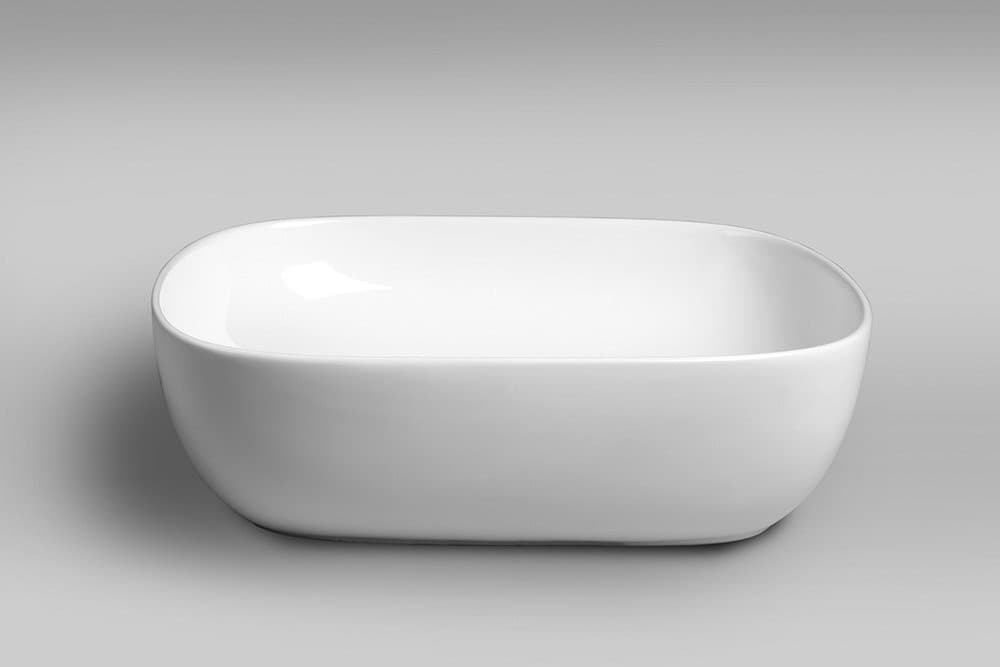 LIRO umywalka ceramiczna nablatowa 48,5x39,5 cm