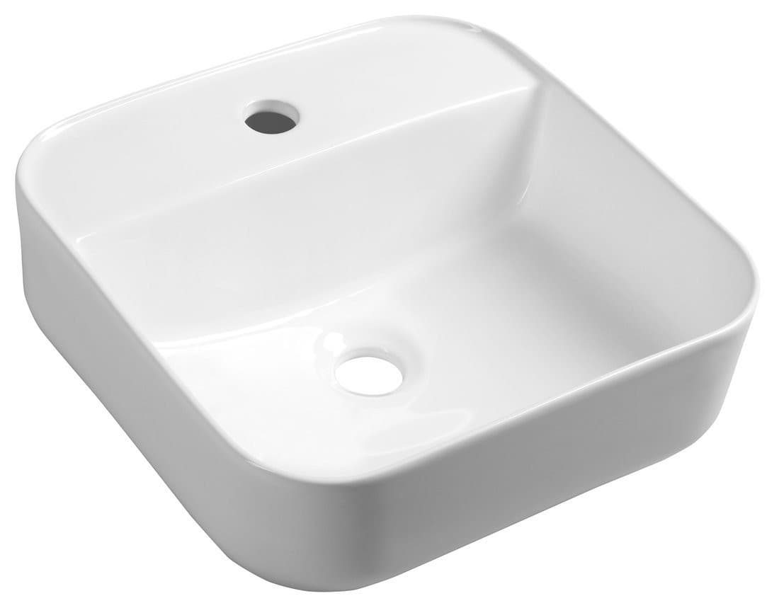 MOLVENO umywalka ceramiczna nablatowa 39,5x39,5 cm