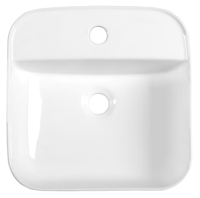 MOLVENO umywalka ceramiczna nablatowa 39,5x39,5 cm