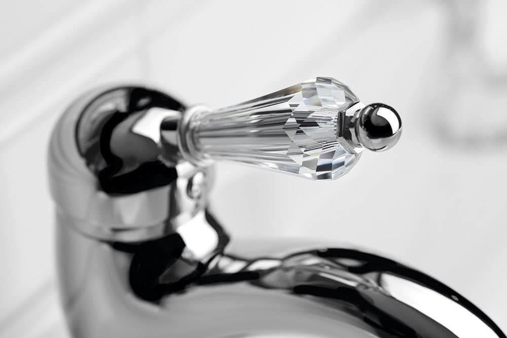 KIRKÉ CRYSTAL bateria umywalkowa z dźwignią kryształową
