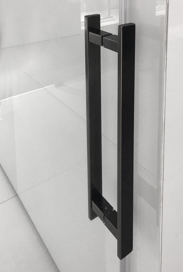 VOLCANO BLACK drzwi prysznicowe 1300 mm z Coated Glass