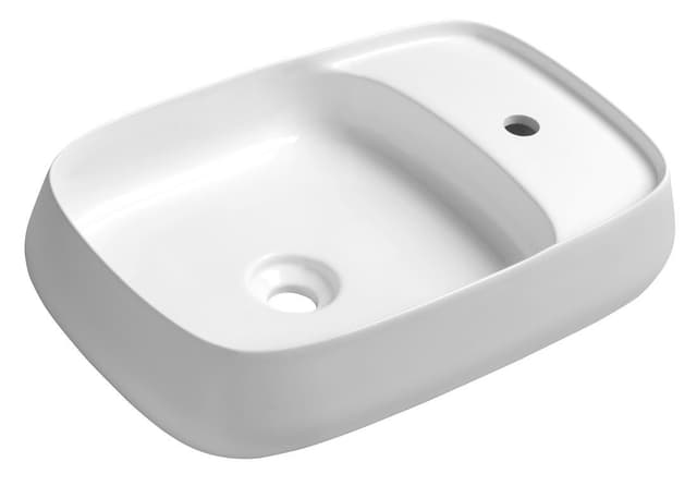 AVENTIN ceramiczna umywalka na blat 60x40cm biały