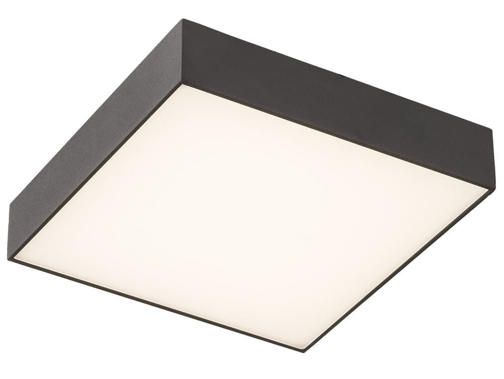 RISA lampa sufitowa LED 30W, czarna 300x55x300mm