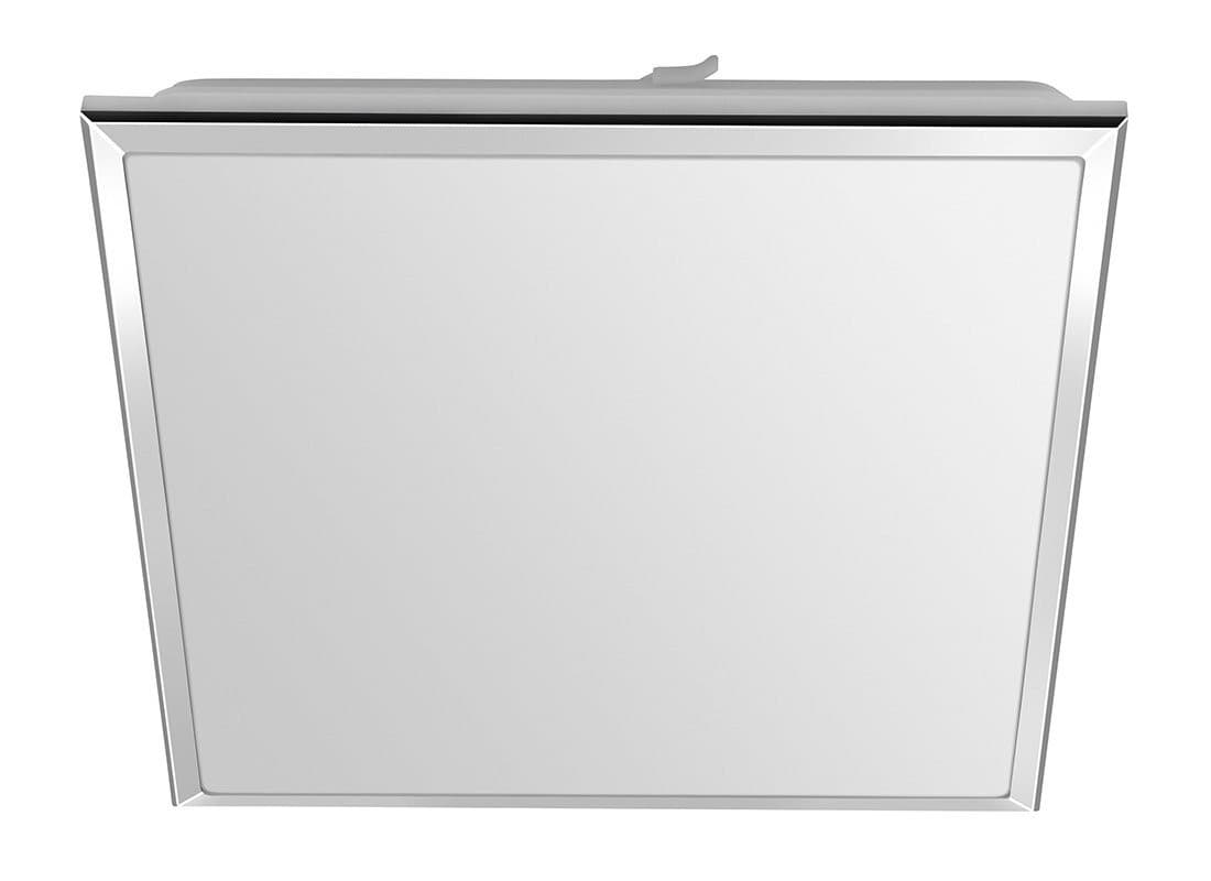 SILVER lampa sufitowa LED 28x28cm 10W zimny biały chrom