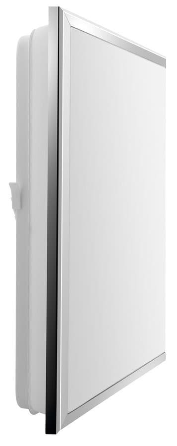 SILVER lampa sufitowa LED 28x28cm 10W zimny biały chrom