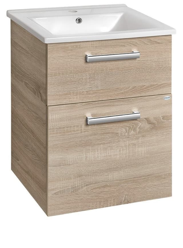VEGA szafka umywalkowa wisząca 51,5x72,6x43,6cm z 2 szufladami