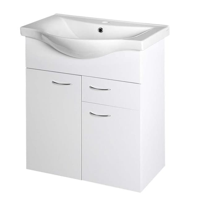 KERAMIA FRESH szafka umywalkowa, 1 szuflada, 60x74 cm