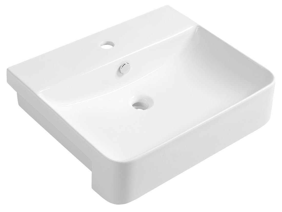 SOTT AQUA umywalka ceramiczna wpuszczana w blat 59x49cm