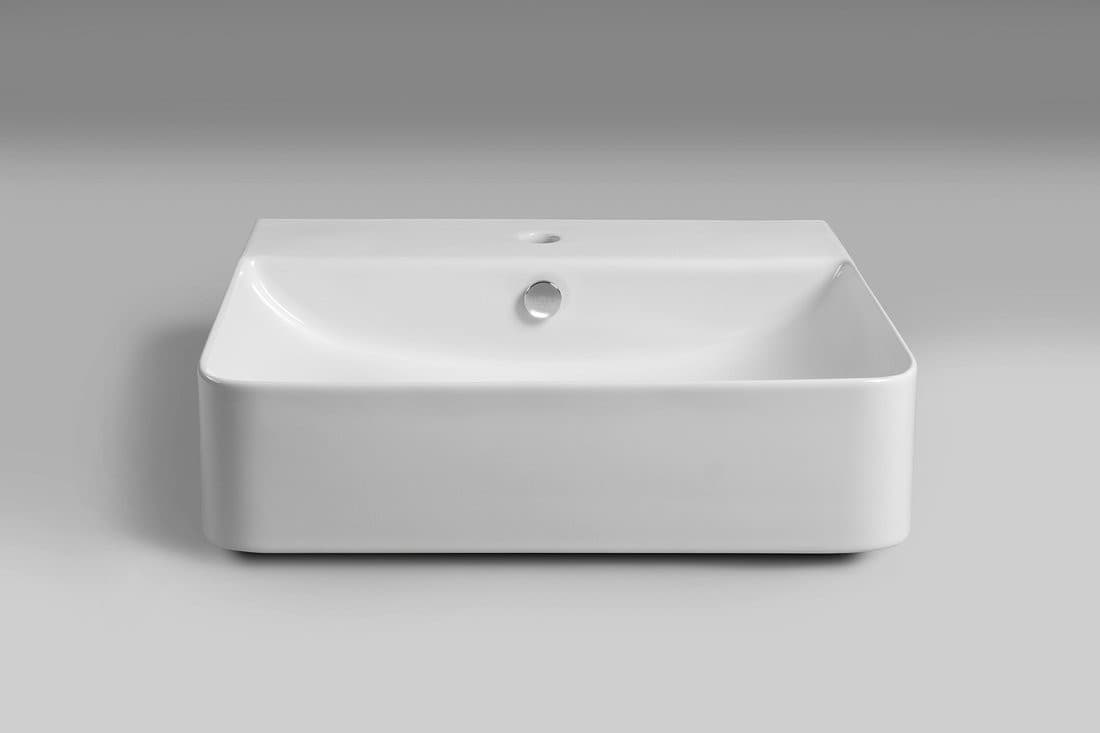 SOTT AQUA umywalka ceramiczna wpuszczana w blat 59x49cm