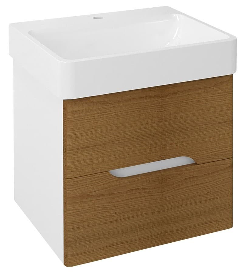 MEDIENA szafka umywalkowa 57x50,7x48,5cm, biały mat
