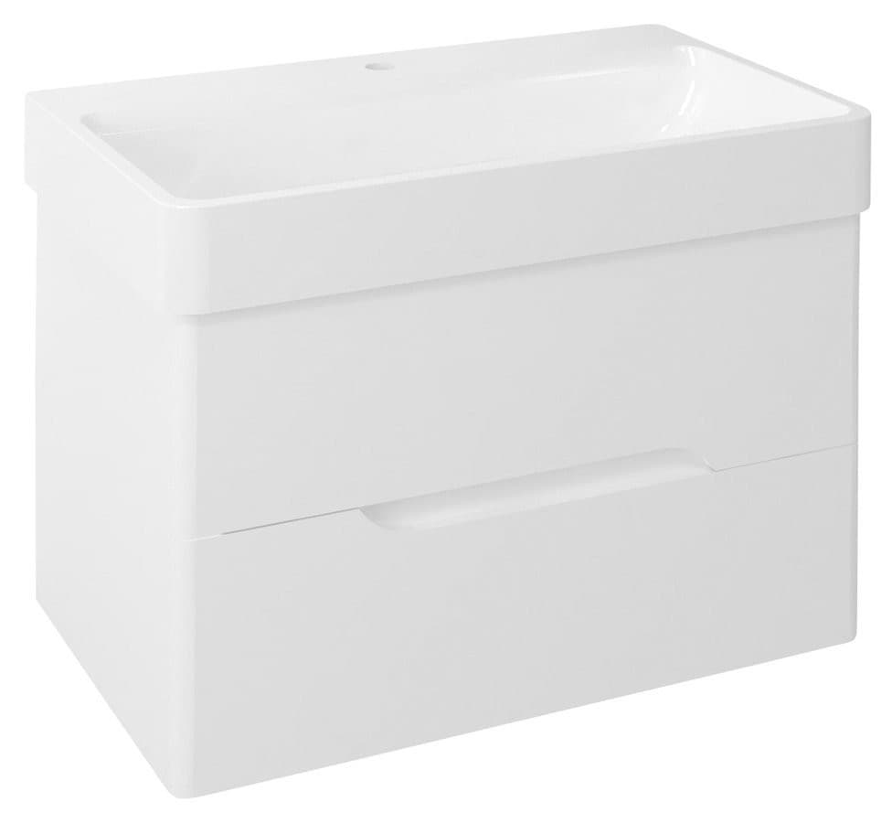 MEDIENA biały mat szafka umywalkowa 77x50,5 cm