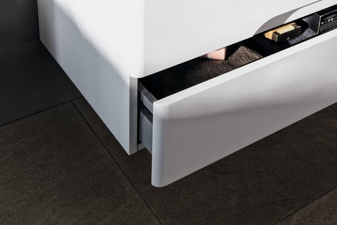 MEDIENA szafka umywalkowa 117x50,5x48,5cm, biały mat
