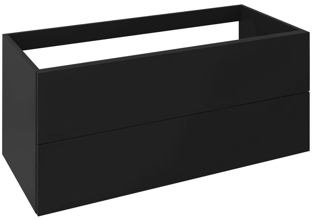 TREOS szafka z szufladami 110x53x50,5 cm czarny mat