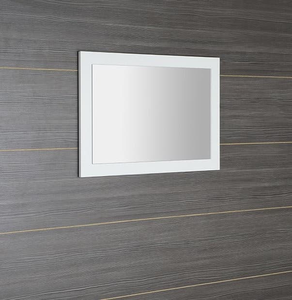 TREOS lustro w ramie 750x500mm, biały mat