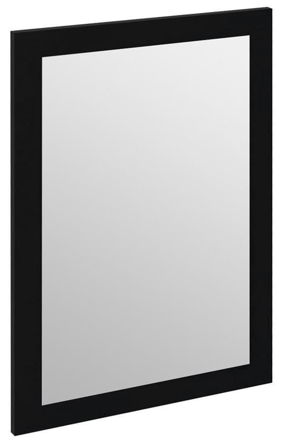 TREOS lustro w ramie 750x500 mm, czarny mat