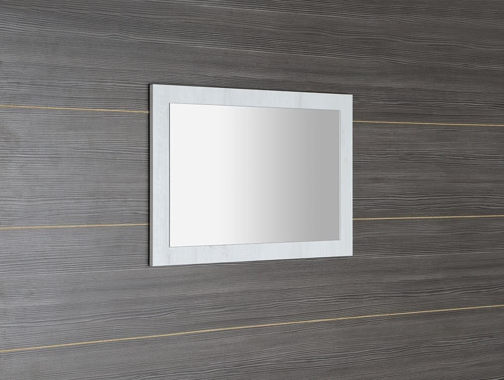 TREOS lustro w ramie 750x500mm, dąb Polar - Akcesoria łazienkowe