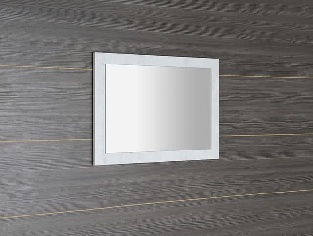 TREOS lustro w ramie 750x500mm, dąb Polar - Akcesoria łazienkowe
