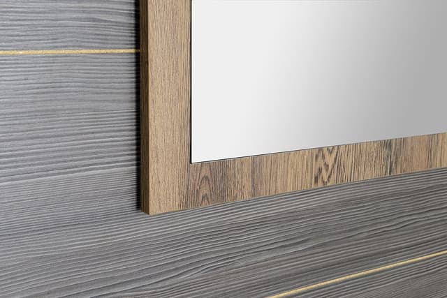 TREOS lustro w ramie 1100x500mm, dąb Collingwood