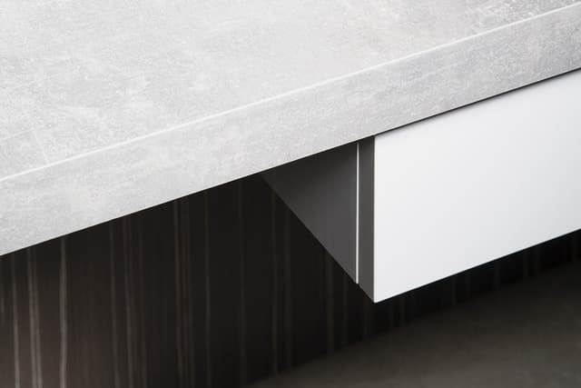 AVICE blat 90x50cm z laminatu HPL, Cementowy
