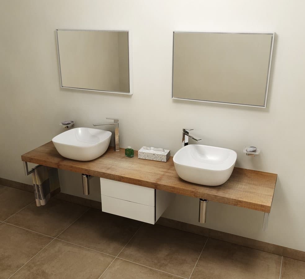 AVICE blat 220x50 cm, Old Wood z laminatu HPL