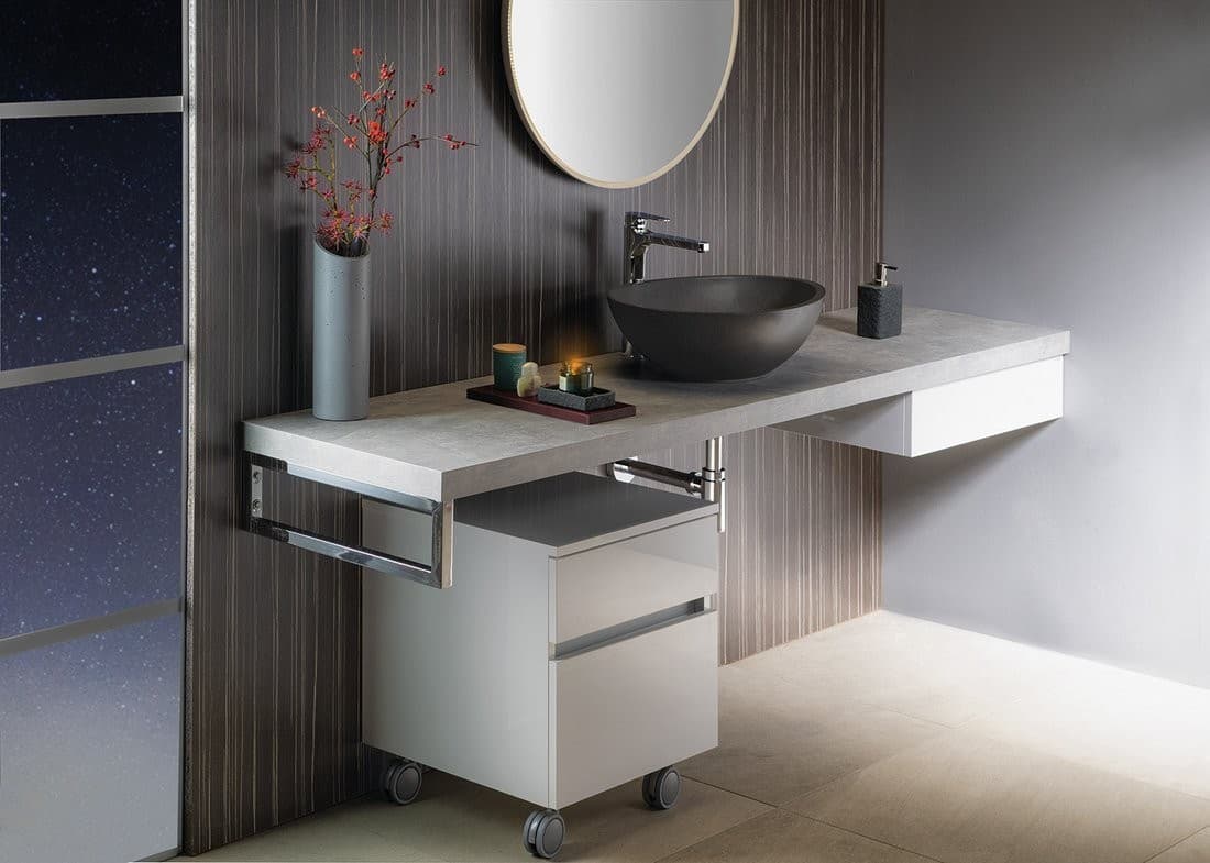 AVICE blat 230x50 cm, Cementowy laminat HPL