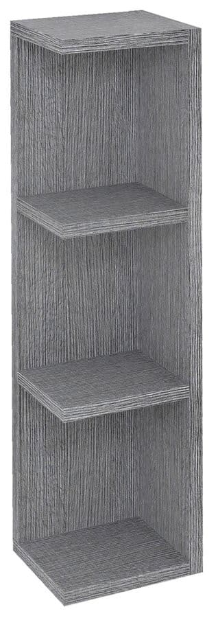 RIWA regał otwarty 20x70x15cm dąb srebrny lewy/prawy