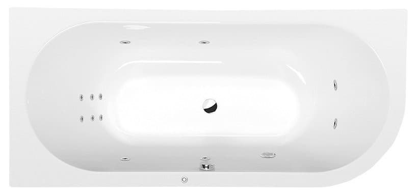 VIVA L HYDRO wanna z hydromasażem 175x80 cm, akryl