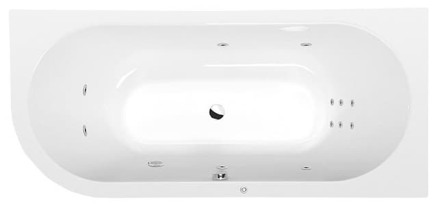 VIVA R HYDRO wanna z hydromasażem 175x80 cm, akrylowa