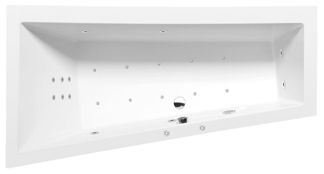 ANDRA L HYDRO-AIR wanna z hydromasażem 170x90 cm