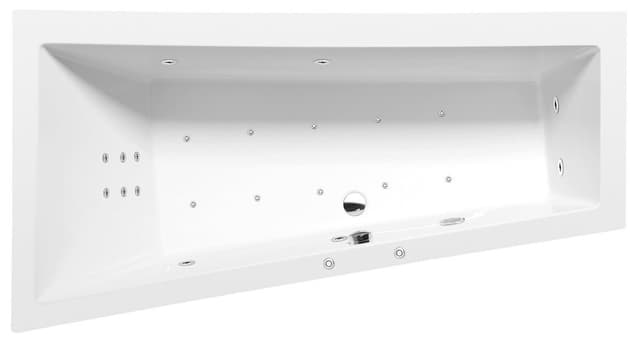 ANDRA L HYDRO-AIR wanna z hydromasażem 170x90 cm