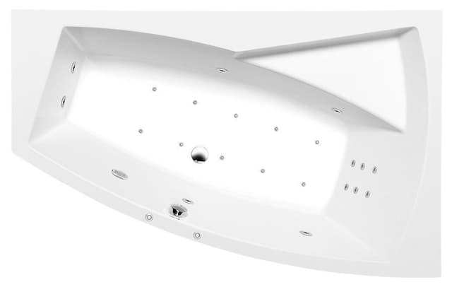EVIA R HYDRO-AIR wanna z hydromasażem 170x100 cm