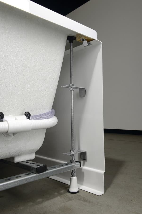 FLOSS HYDRO-AIR wanna z hydromasażem 145x145 cm biała