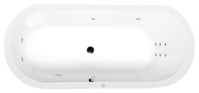 ASTRA O HYDRO wanna z hydromasażem 165x75 cm biała