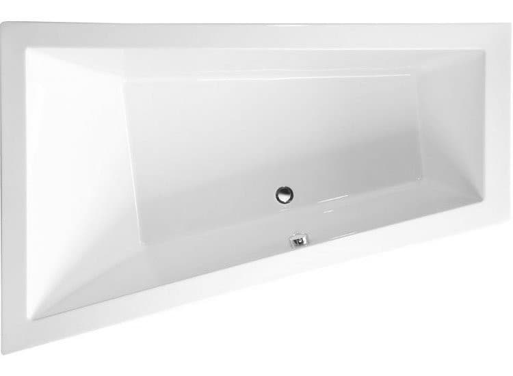 TRIANGL L SLIM wanna asymetryczna 180x120 cm, akryl