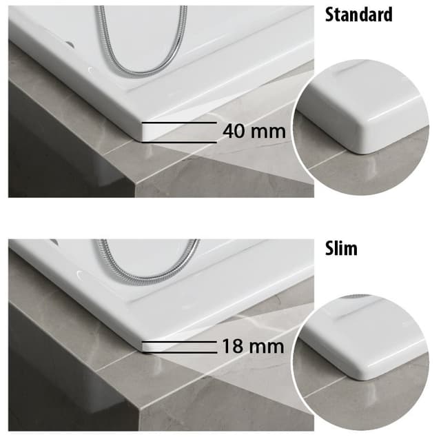 TRIANGL R SLIM wanna asymetryczna 180x120x50 cm