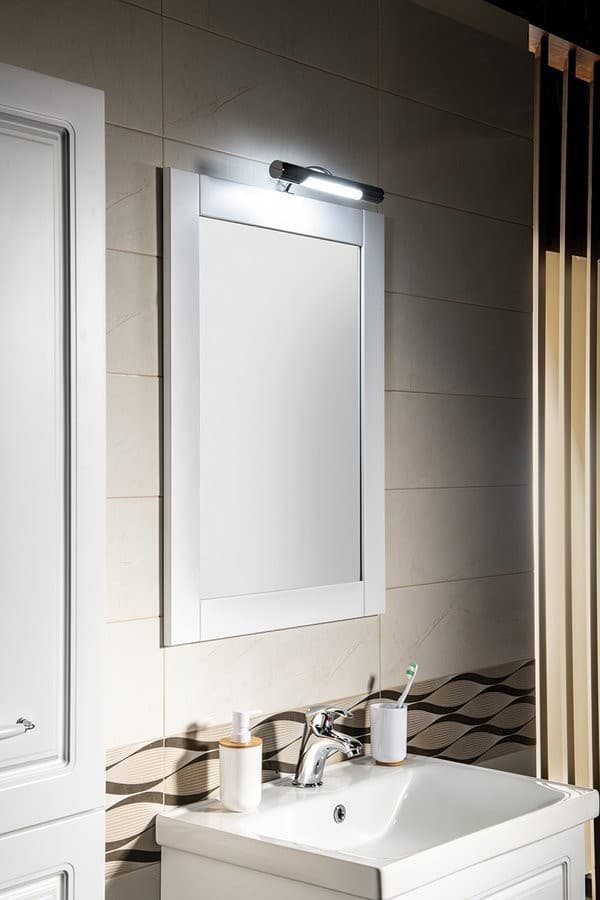 FAVOLO lustro w ramie 60x80 cm, biały mat