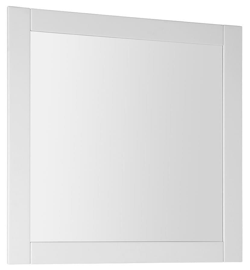 FAVOLO lustro w ramie 80x80 cm, biały mat