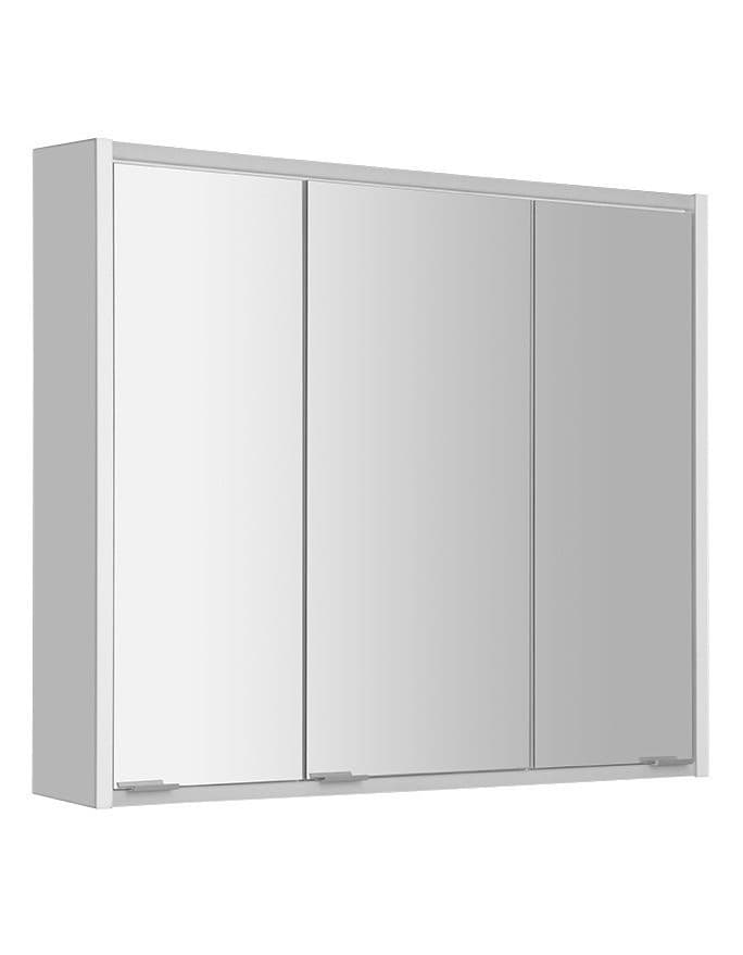 BATU szafka z lustrem 80x71 cm z oświetleniem LED , biała