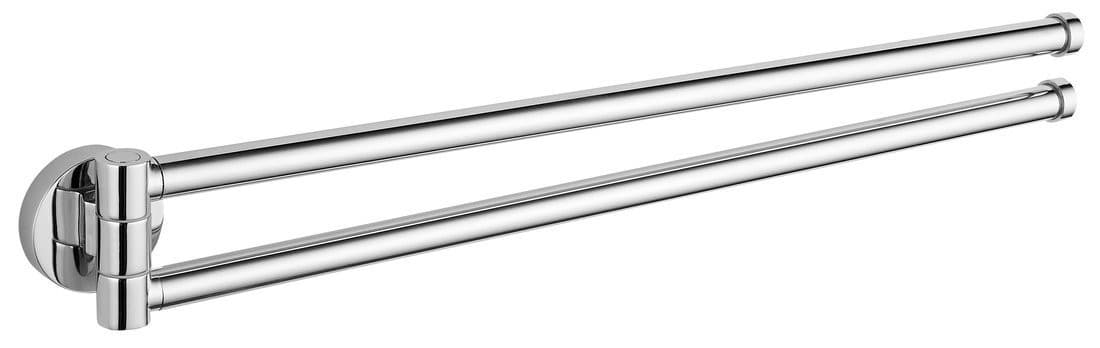 SAMBA podwójny wieszak na ręczniki obrotowy 450 mm, chrom